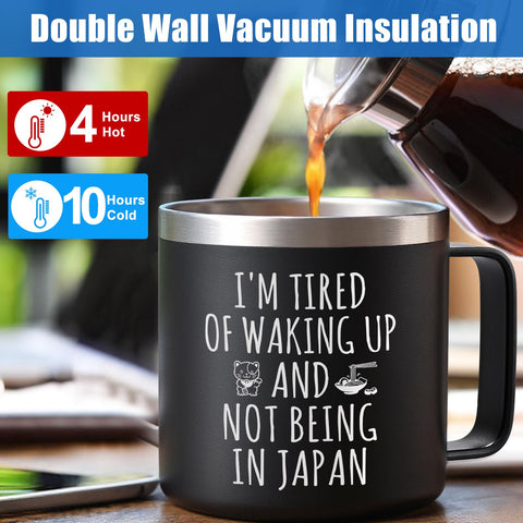 Lifecapido double wall insulation preserves hot or cold drinks longer