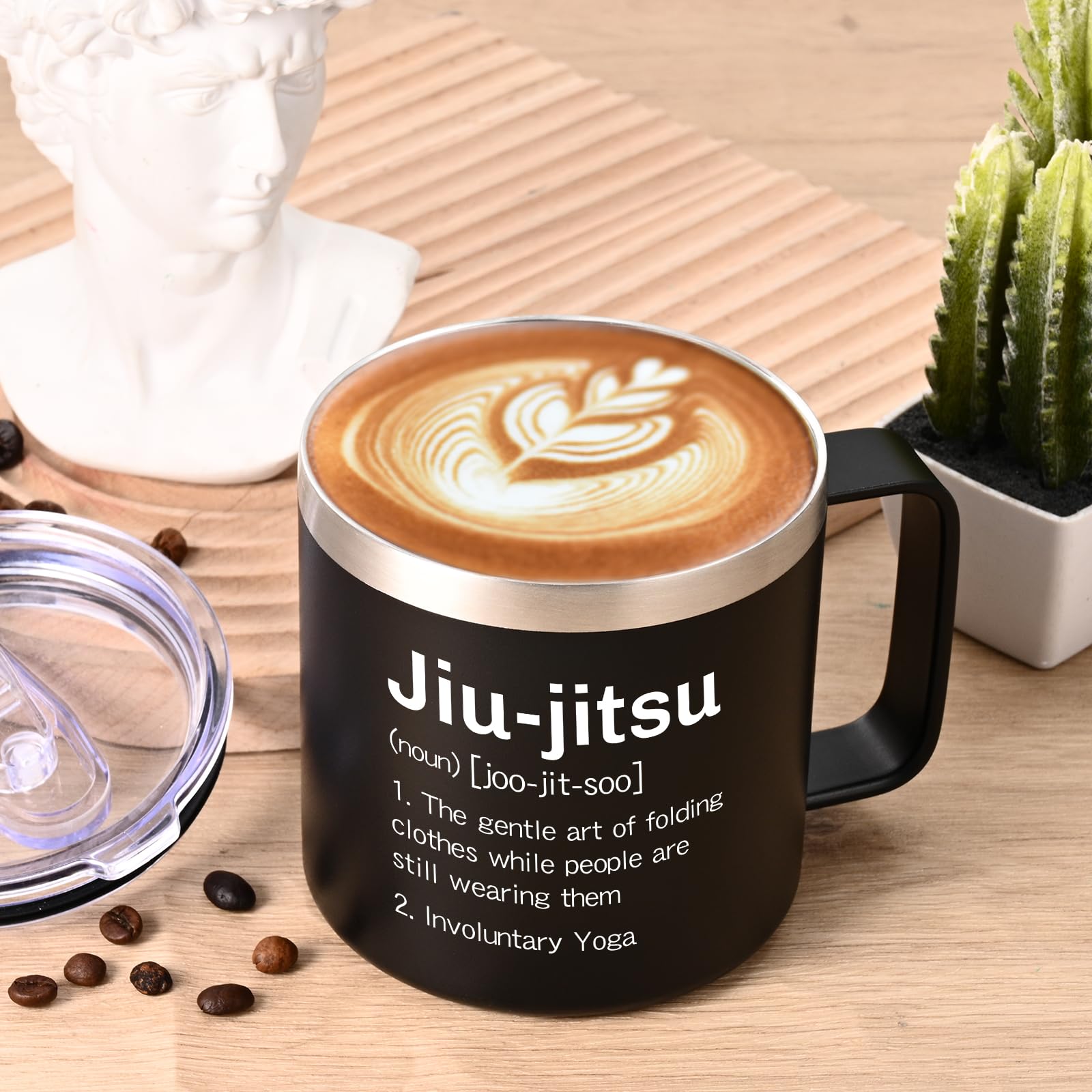 Lifecapido mug on camping or gym using versatile beverages.