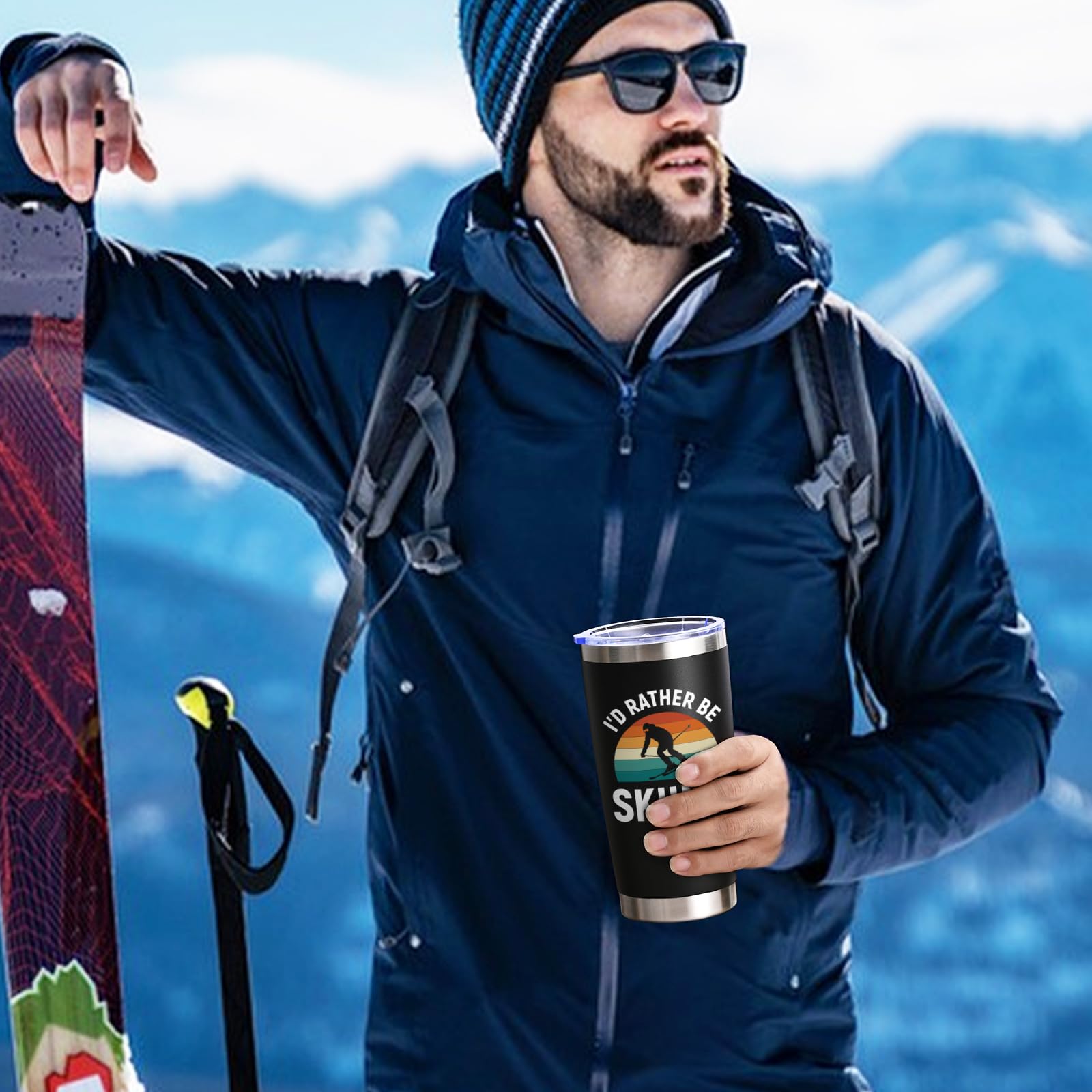 Lifecapido tumbler outdoors on the go showing versatility