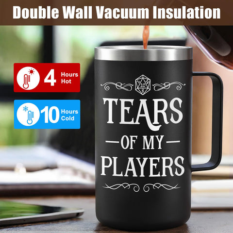 Lifecapido Tears of My Players mug straw included for easy sipping