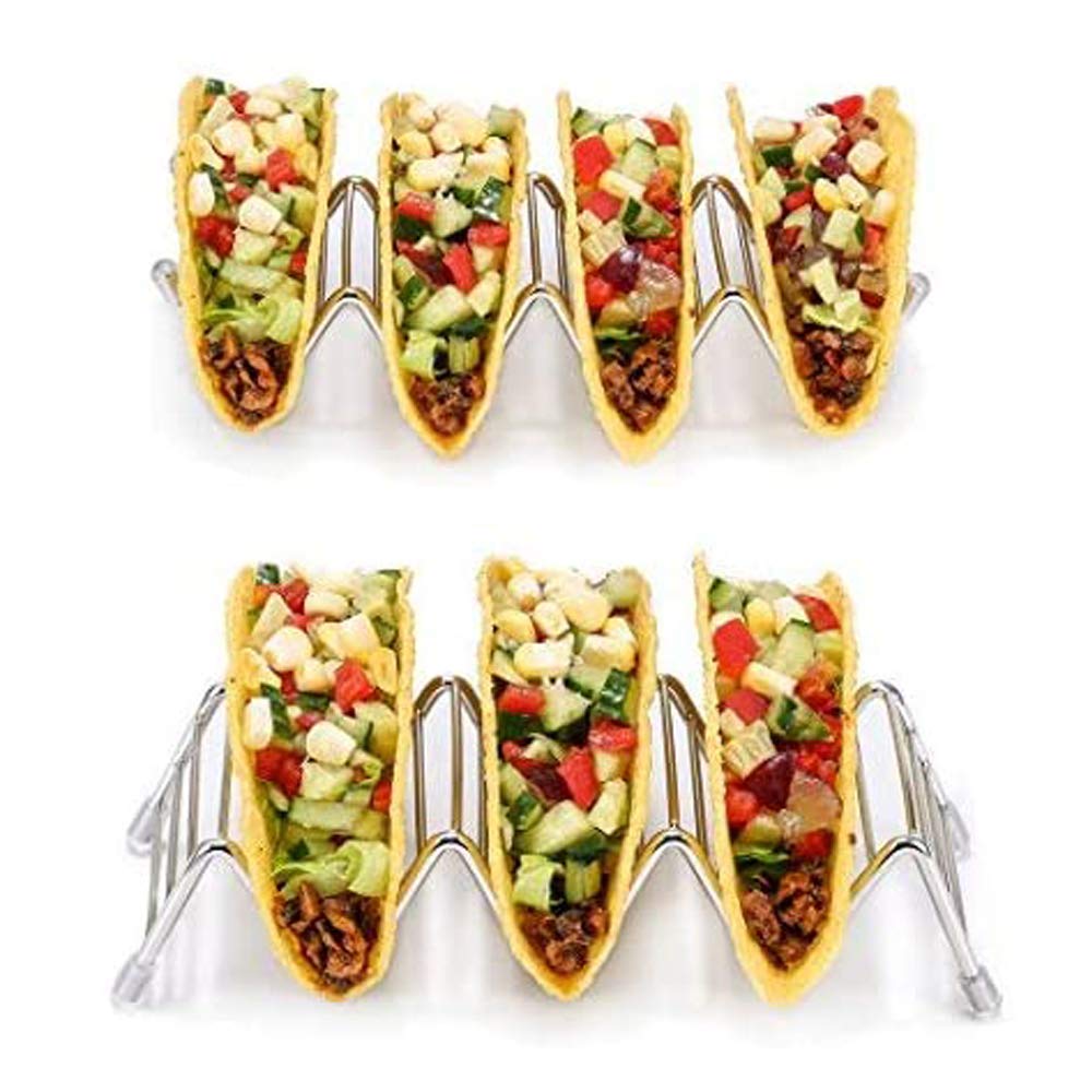 LifeEase taco rack oven-safe design supports cooking prep and serving.