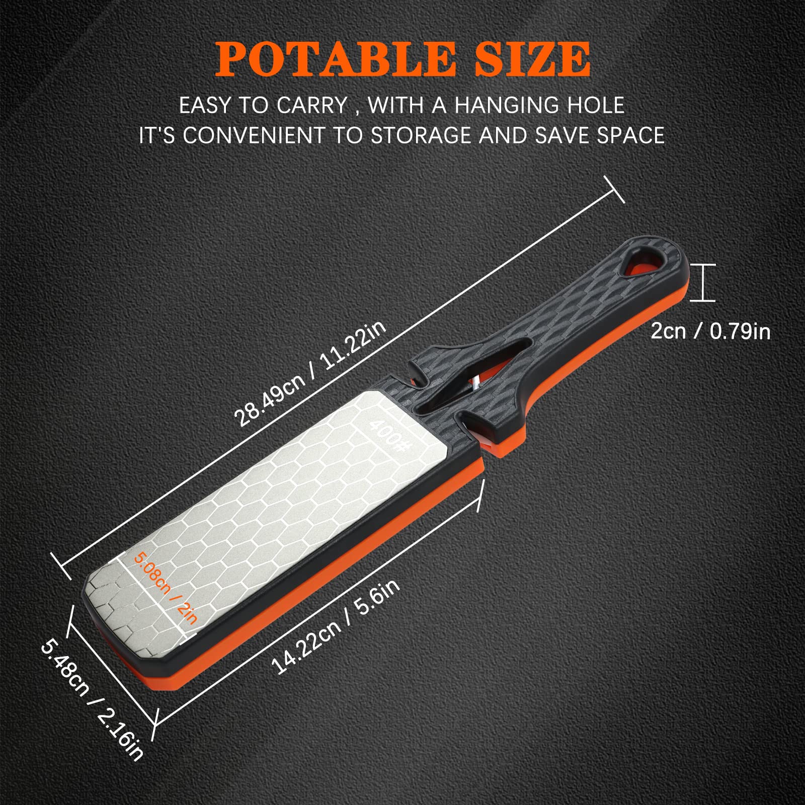 Lifeholic ceramic blade slot polishes and removes burrs.