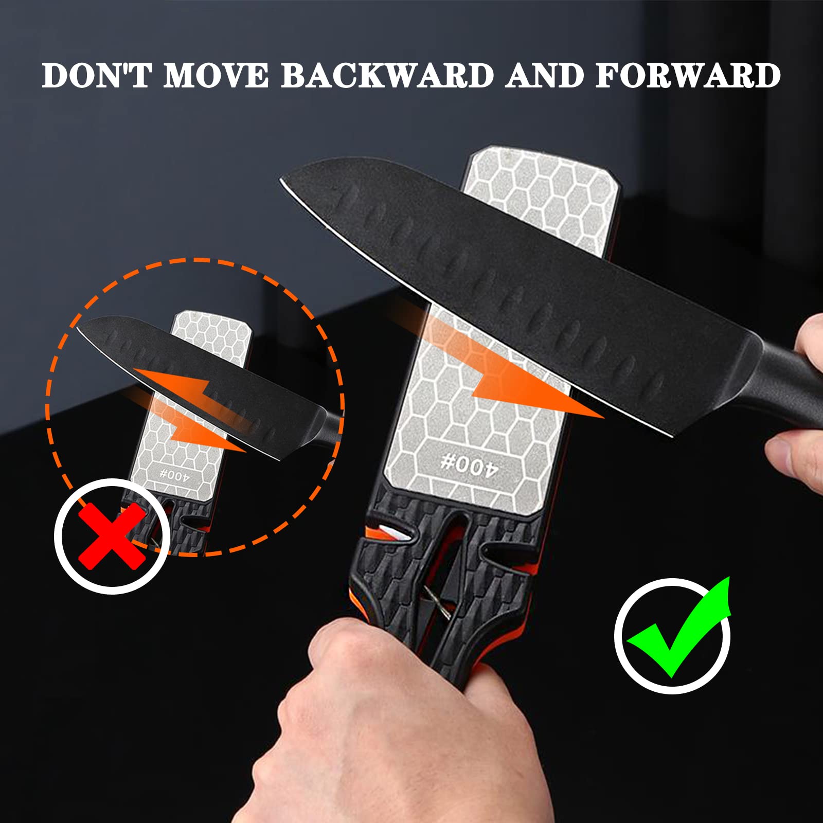 Lifeholic tungsten blade slot restores knife V-shape with precision.