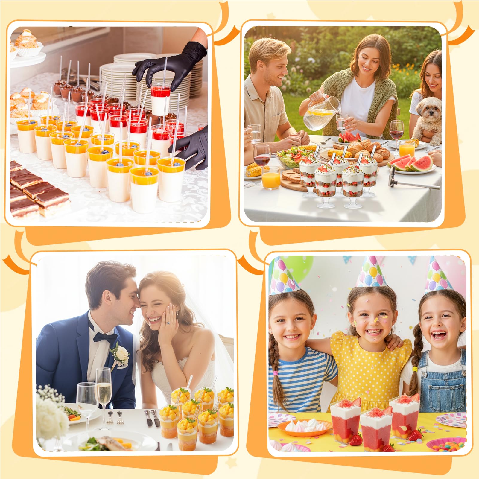 LifeIdeas airtight lids protect flavors and keep desserts fresh.