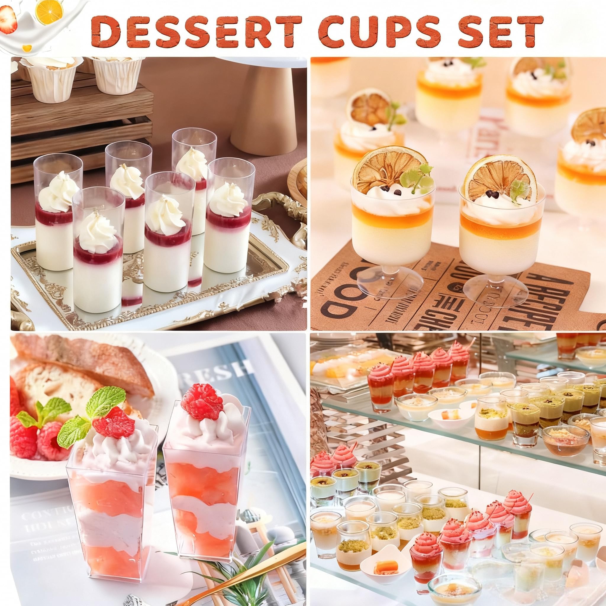 LifeIdeas multi-style cups suit various party themes.