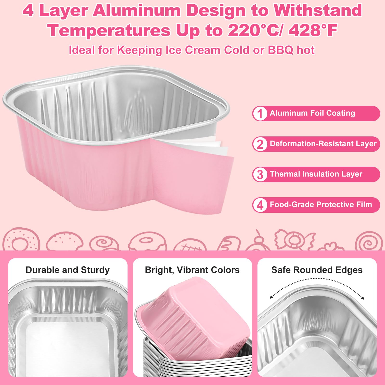 LifeisLuck individually wrapped spoons ensure hygienic serving.