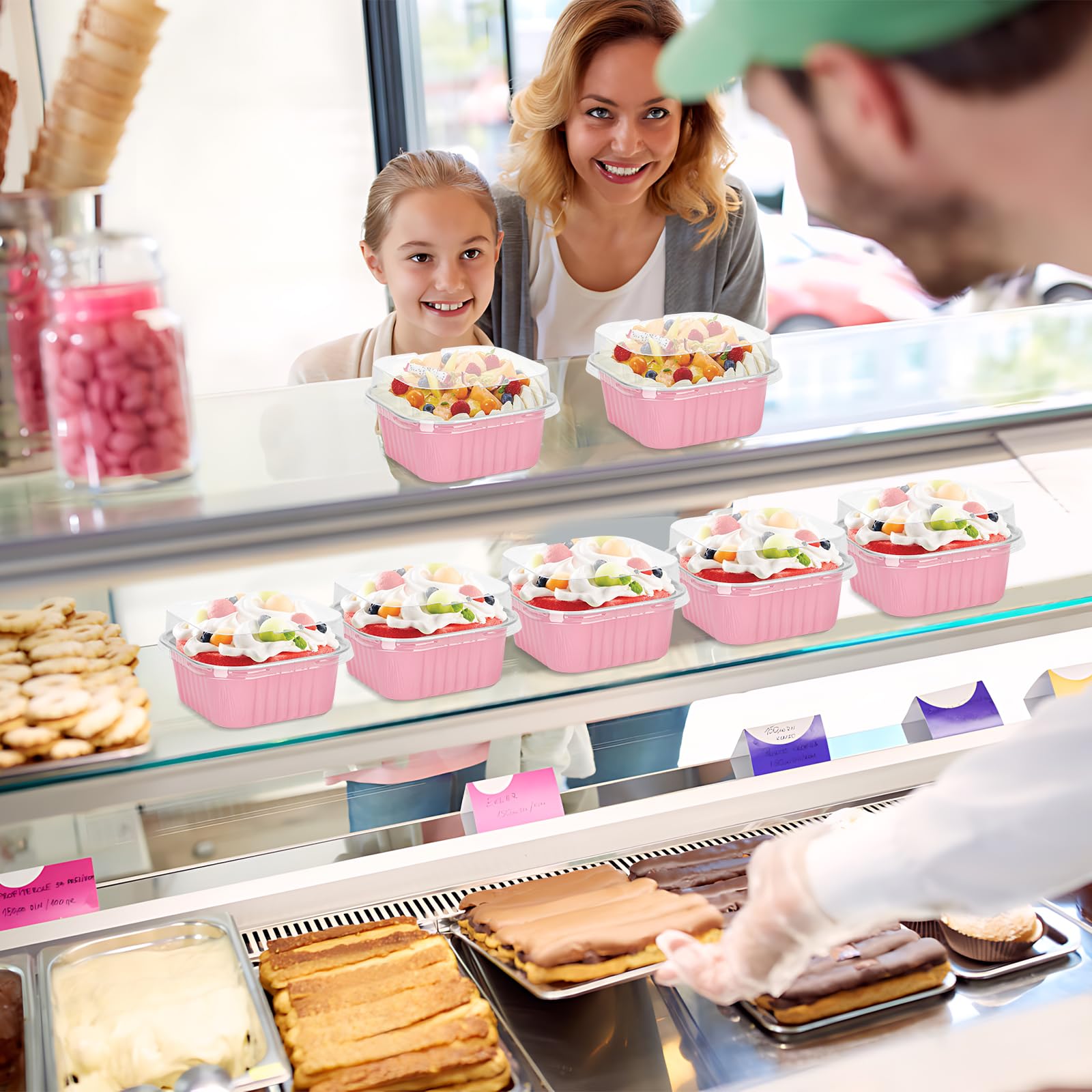 LifeisLuck mini pans enable portable, mess-free dessert stations.