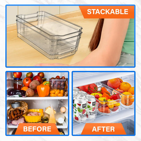 Lifemaster fridge-bin-height-3-54-inch fits low cabinets for easy reach.