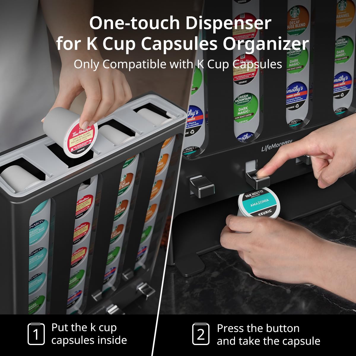 LifeMoreasy BPA-free plastic construction emphasizes safe daily use.