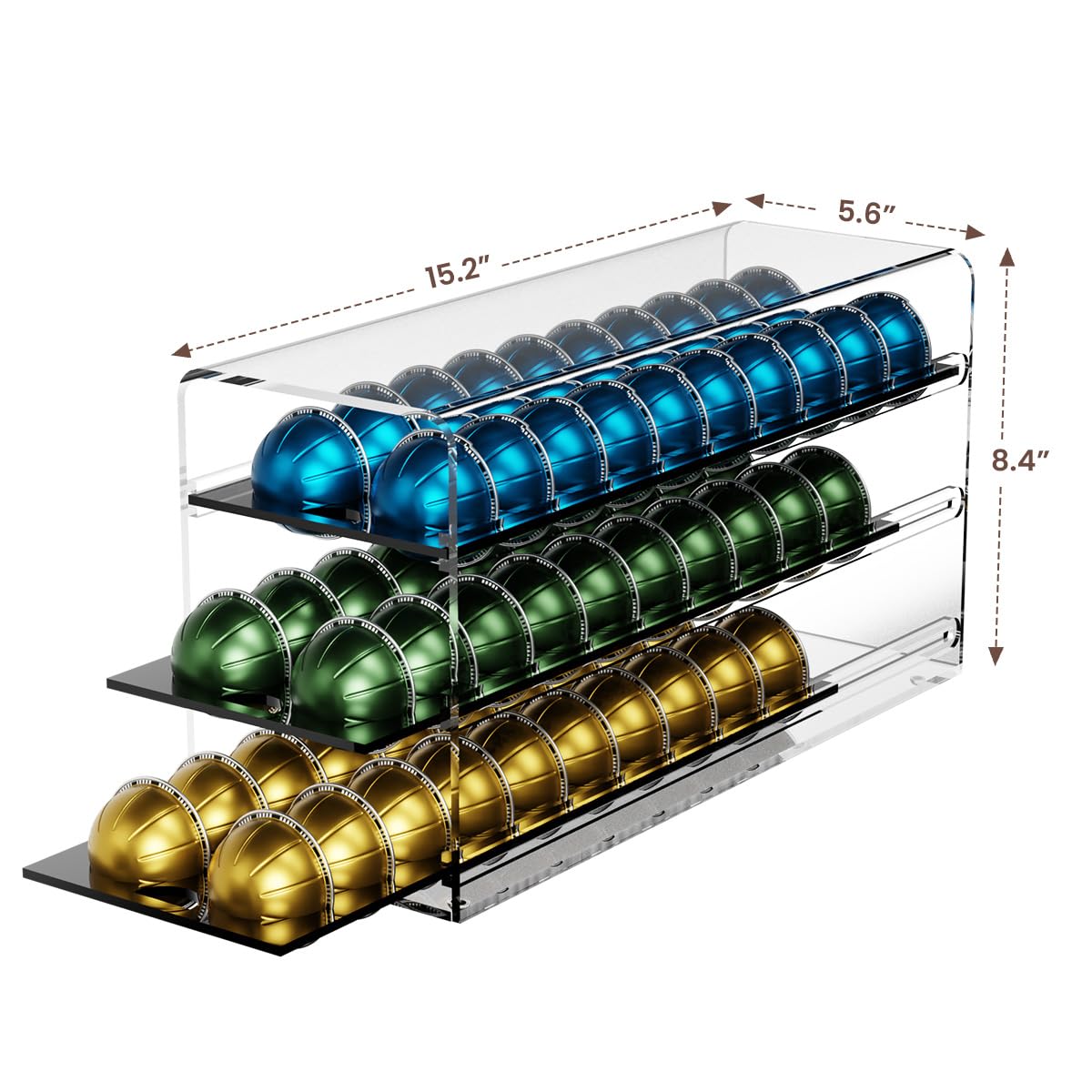 LifeMoreasy countertop coffee bar organizer for home or office use