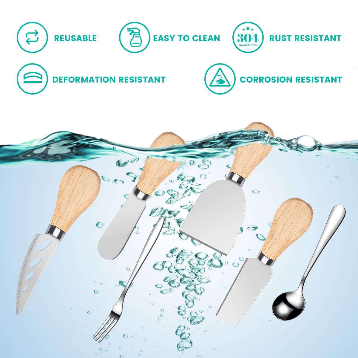 LifeMusican mini spoons, forks and tongs for versatile appetizer serving