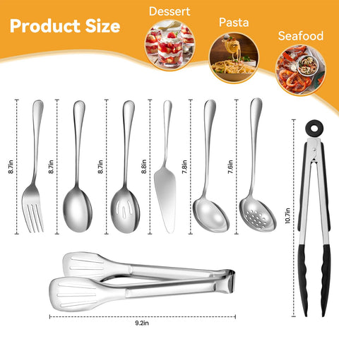 LifeMusican slotted spoons for buffet use to skim and filter soups