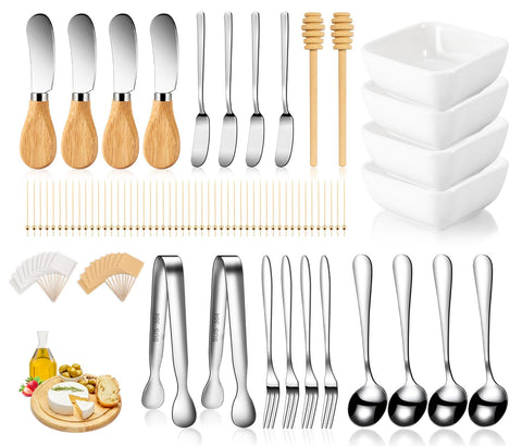 LifeMusican wooden-handle cheese spreader with a mirror blade for smooth spreading