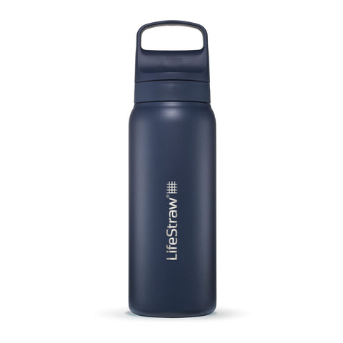 LifeStraw Go 24oz bottle front view for safe, on-the-go hydration