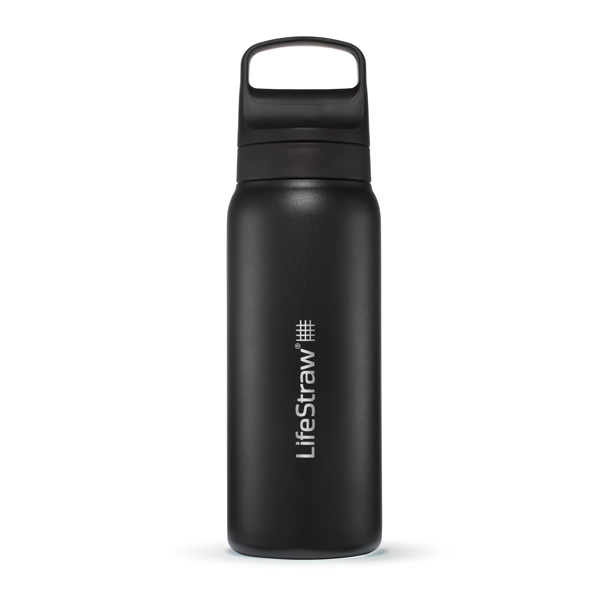 LifeStraw Go Series insulated bottle with spout for travel hydration