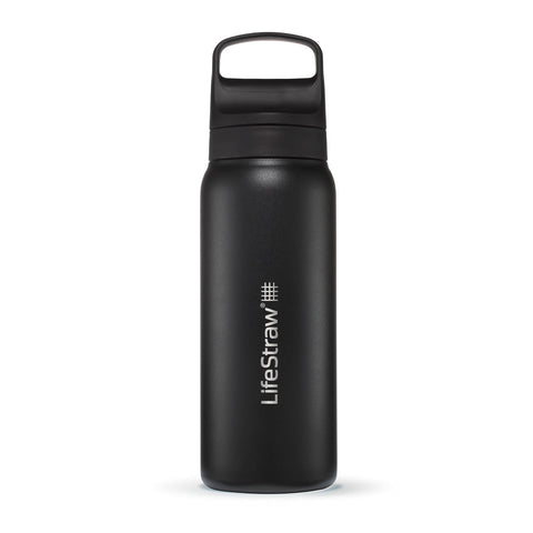 LifeStraw Go Series insulated bottle with spout for travel hydration