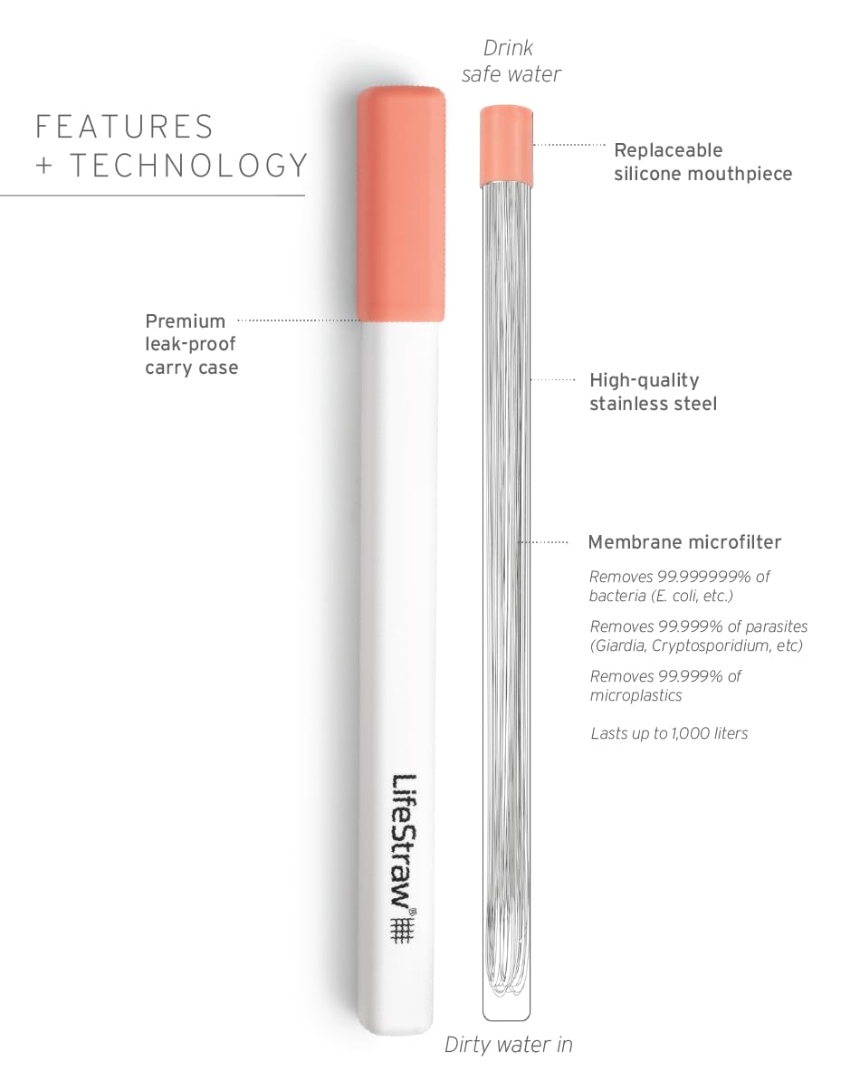 LifeStraw Sip filters bacteria and parasites for cleaner sipping.