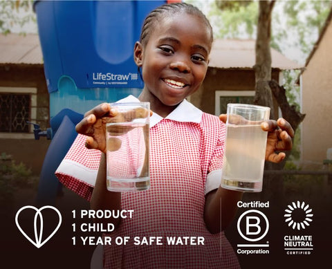 LifeStraw Sip promotes eco-friendly hydration and safe water access.