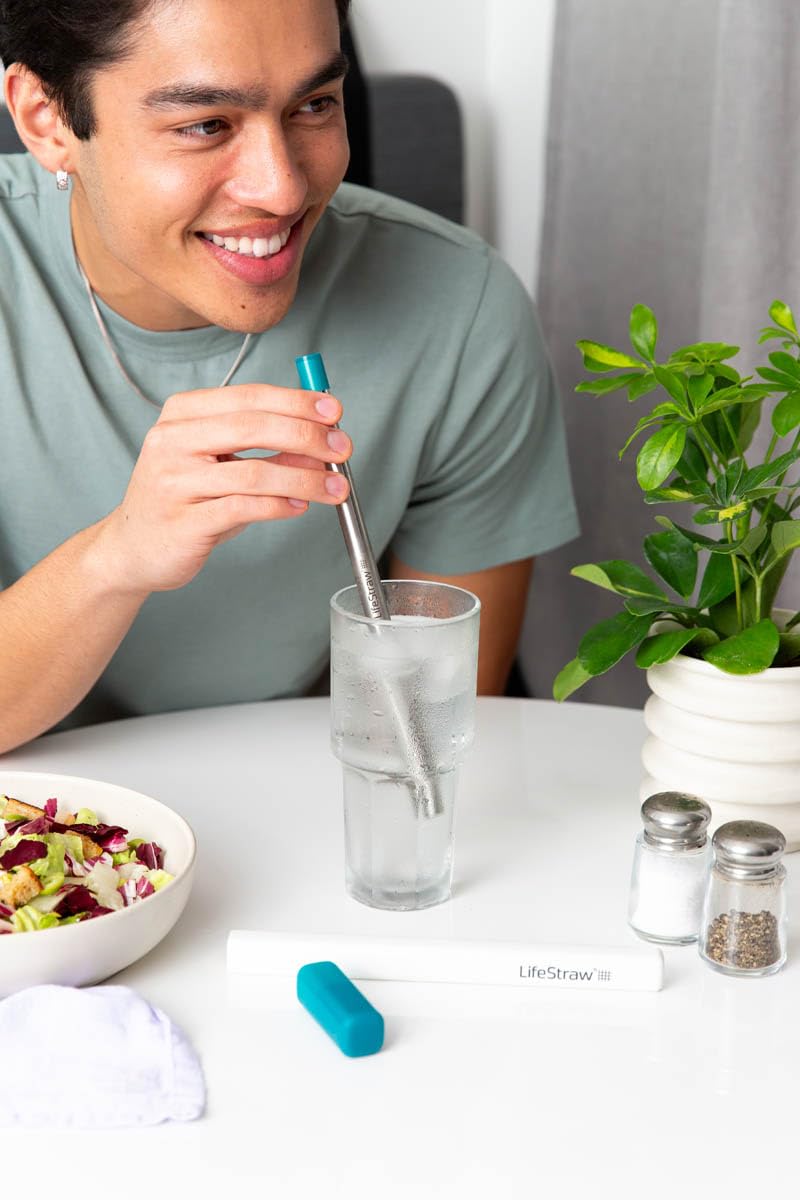 LifeStraw Sip travel essentials bundle demonstrates compact filtration on trips.