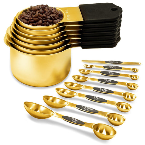LIFETOWE magnetic cups full collection shows convenient all-in-one measuring solution for baking.