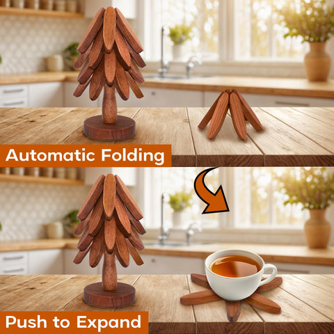 LIFETOWE teapot on trivet ready for hot beverages