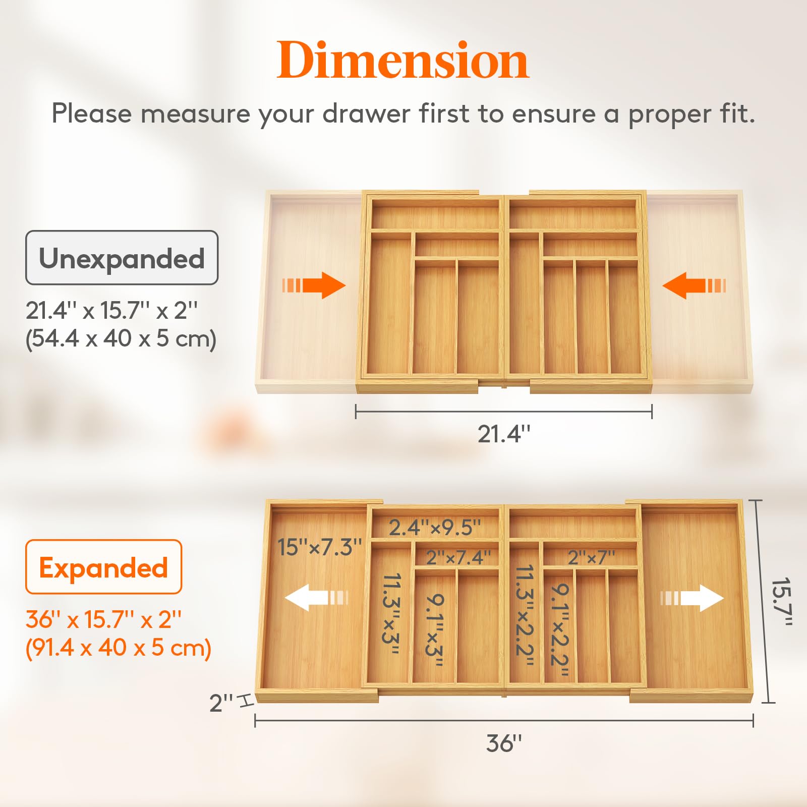 Lifewit bamboo surface detail shows natural grain and warmth