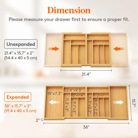 Lifewit bamboo surface detail shows natural grain and warmth