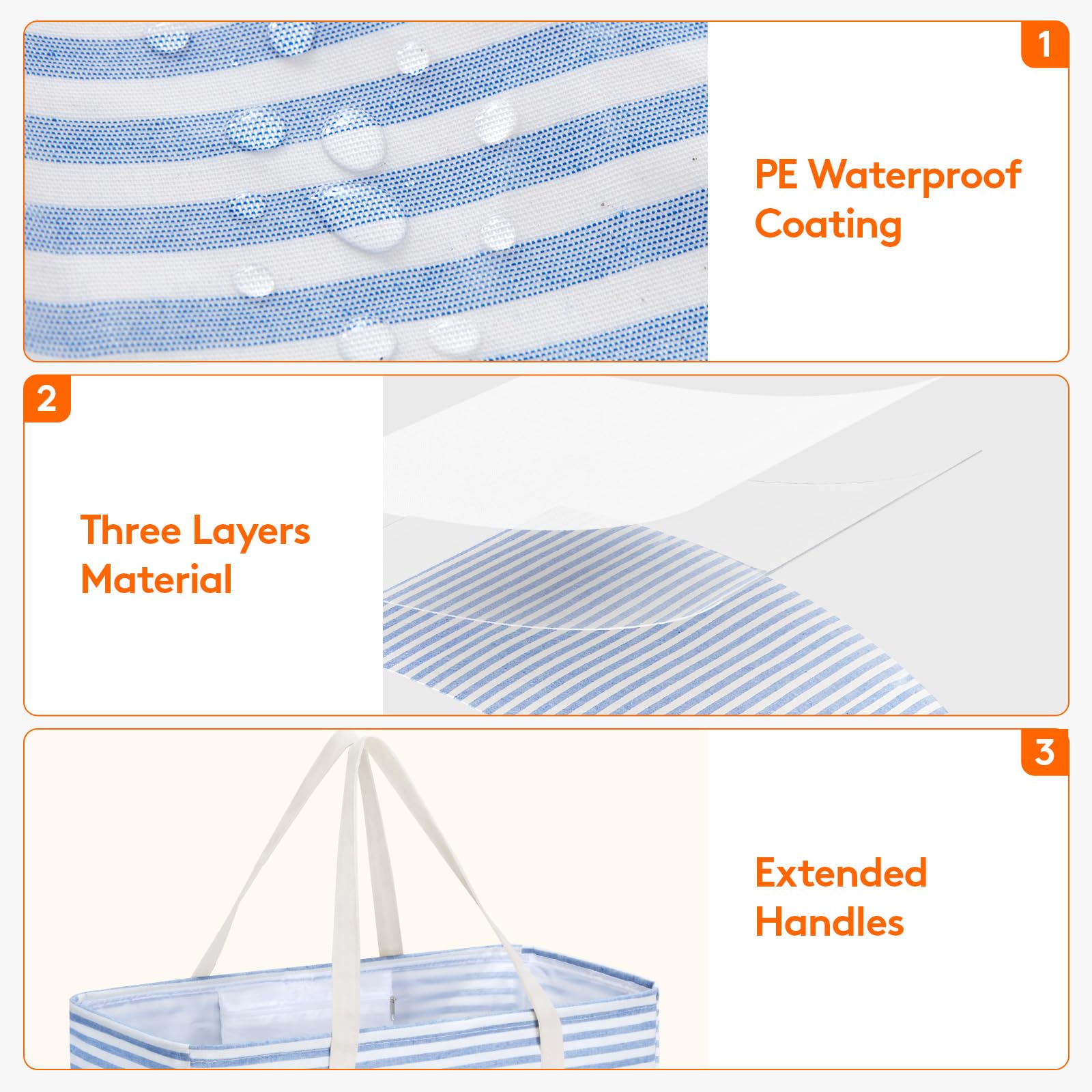 Lifewit tote in beach and laundry scenes for multi-use functionality.