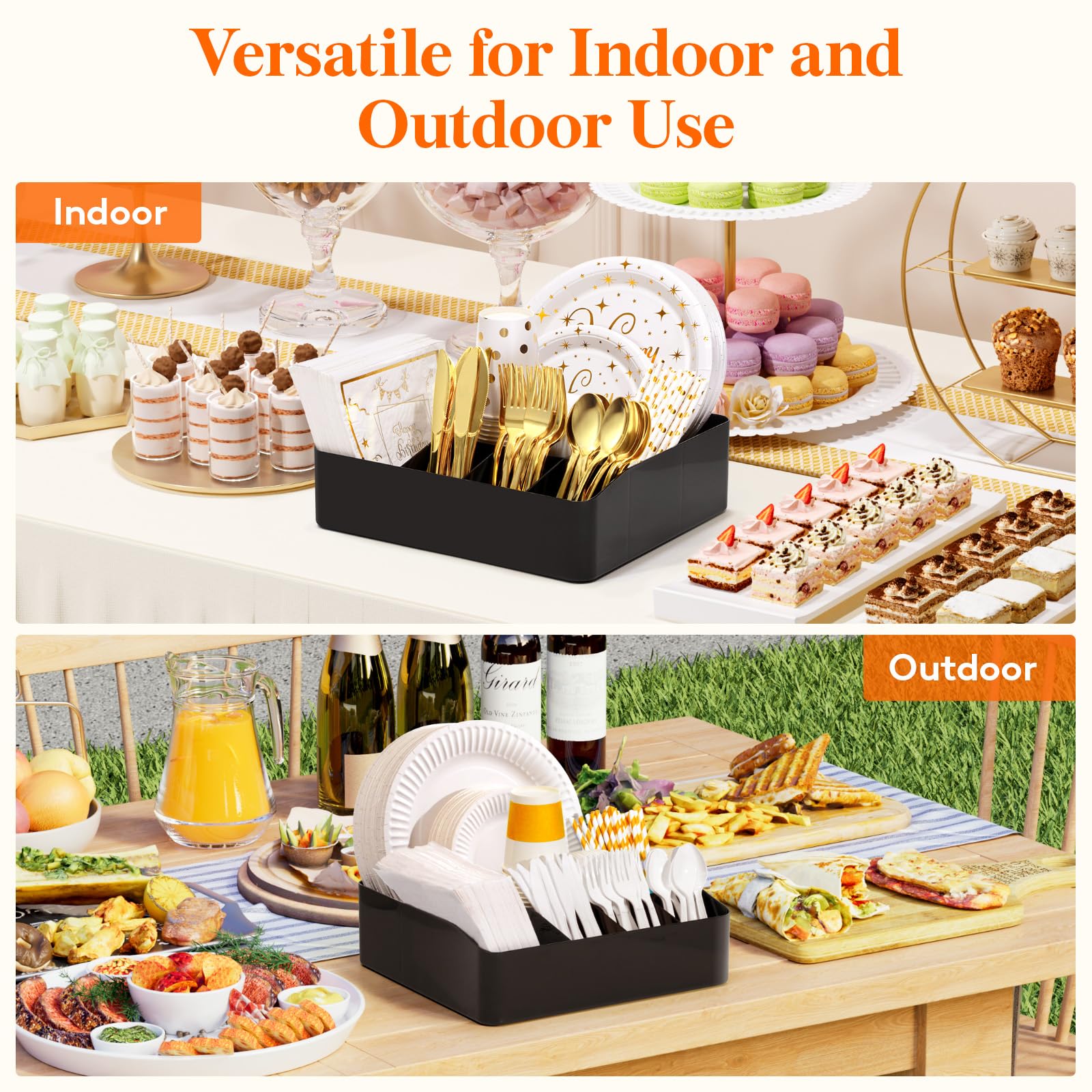 Lifewit large-capacity plate compartment fits full-size plates.