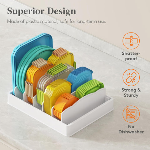 Lifewit BPA-free plastic ensures safe, long-lasting kitchen storage.