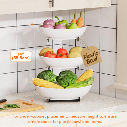 Lifewit countertop organizer display suitable for fruits and snacks