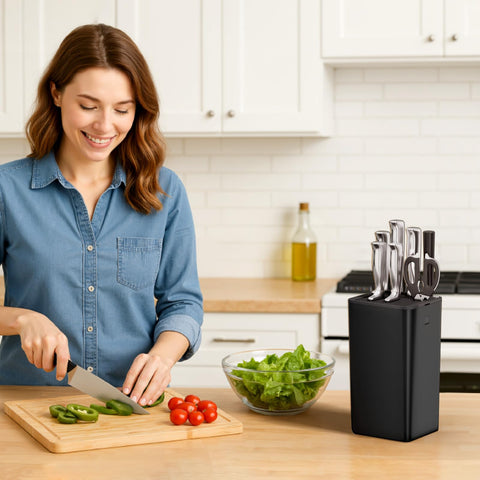 Lifewit compact counter organizer saves kitchen space.