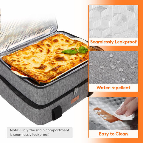 Lifewit wide-opening top for easy packing and retrieval of dishes.