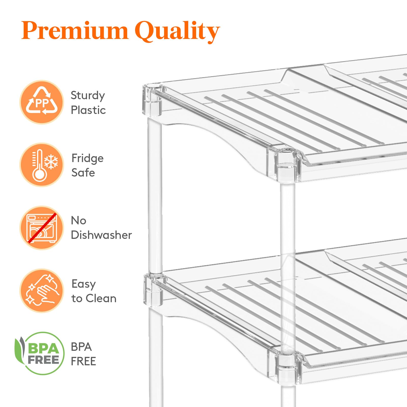 Lifewit bottle organizer creates a tidy, accessible bar or pantry setup