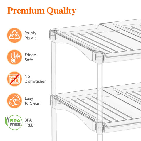 Lifewit bottle organizer creates a tidy, accessible bar or pantry setup