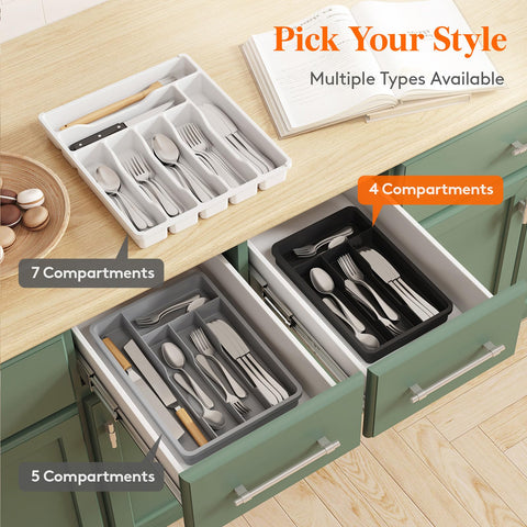 Lifewit easy-clean silverware tray simplifies post-dinner cleanup