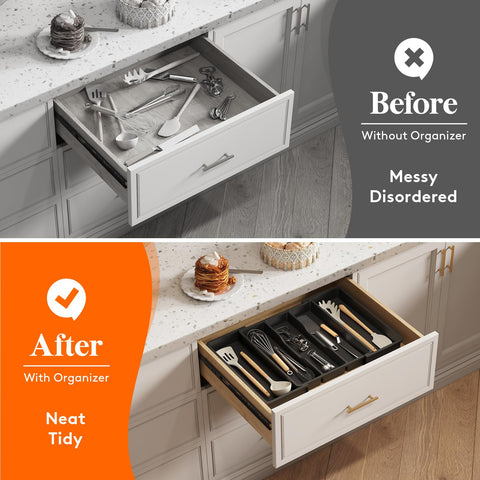 Lifewit edge design allows smooth movement between compartments.