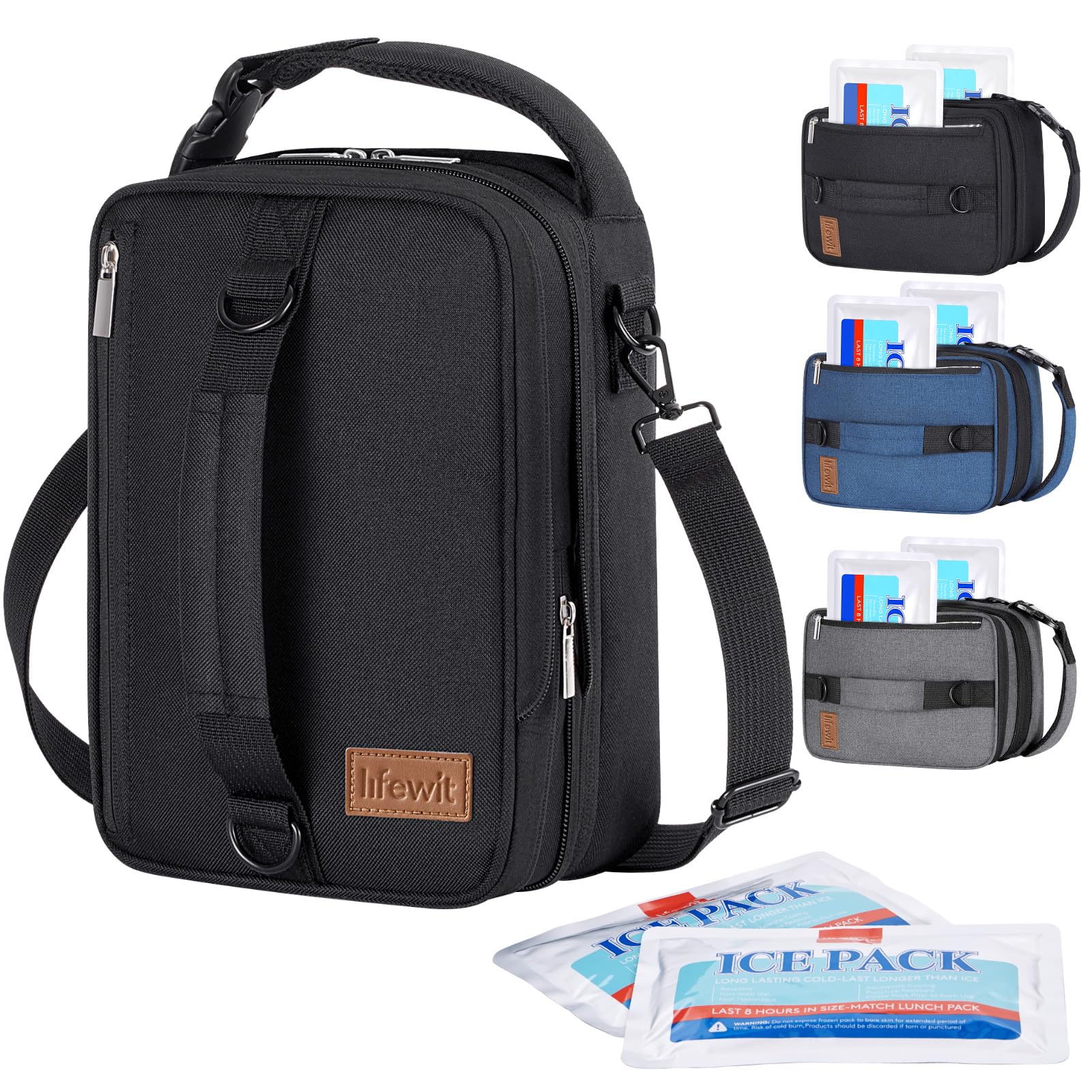 Lifewit expandable lunch box insulated for fresh meals on the go