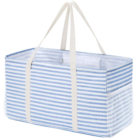 Lifewit extra large tote bag standing frame for easy loading and upright storage.