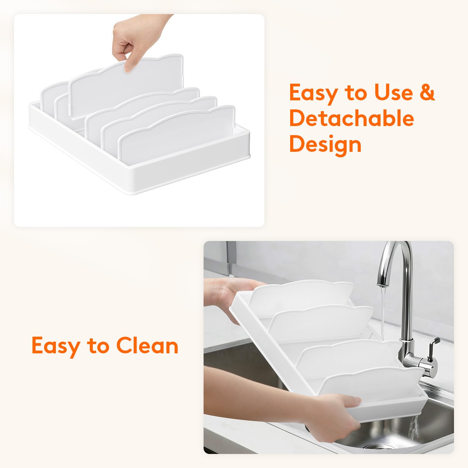 Lifewit fits tall items like large plates and bowls securely.