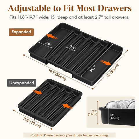 Lifewit four-compartment coffee organizer keeps capsules sorted by type and brand.