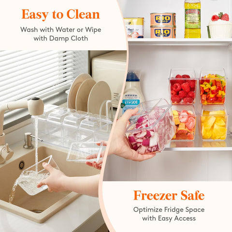 Lifewit fruit and vegetable tray with ice preserves freshness