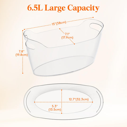 Lifewit included ice scoop for quick ice transfer