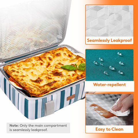 Lifewit casserole carrier double handles for easy carrying