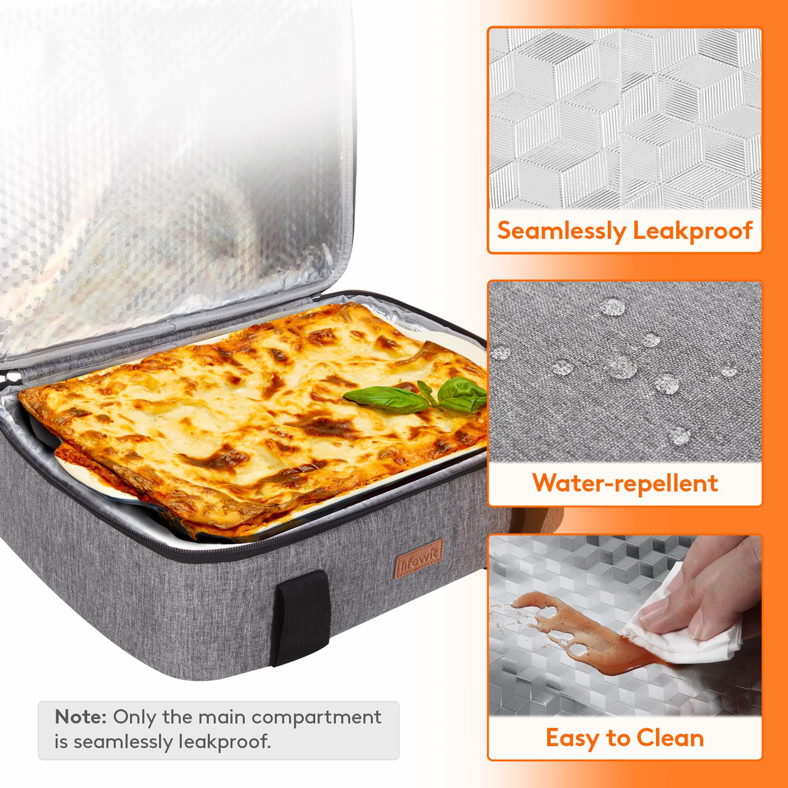 Lifewit leak-proof lid image emphasizes mess-free transport.