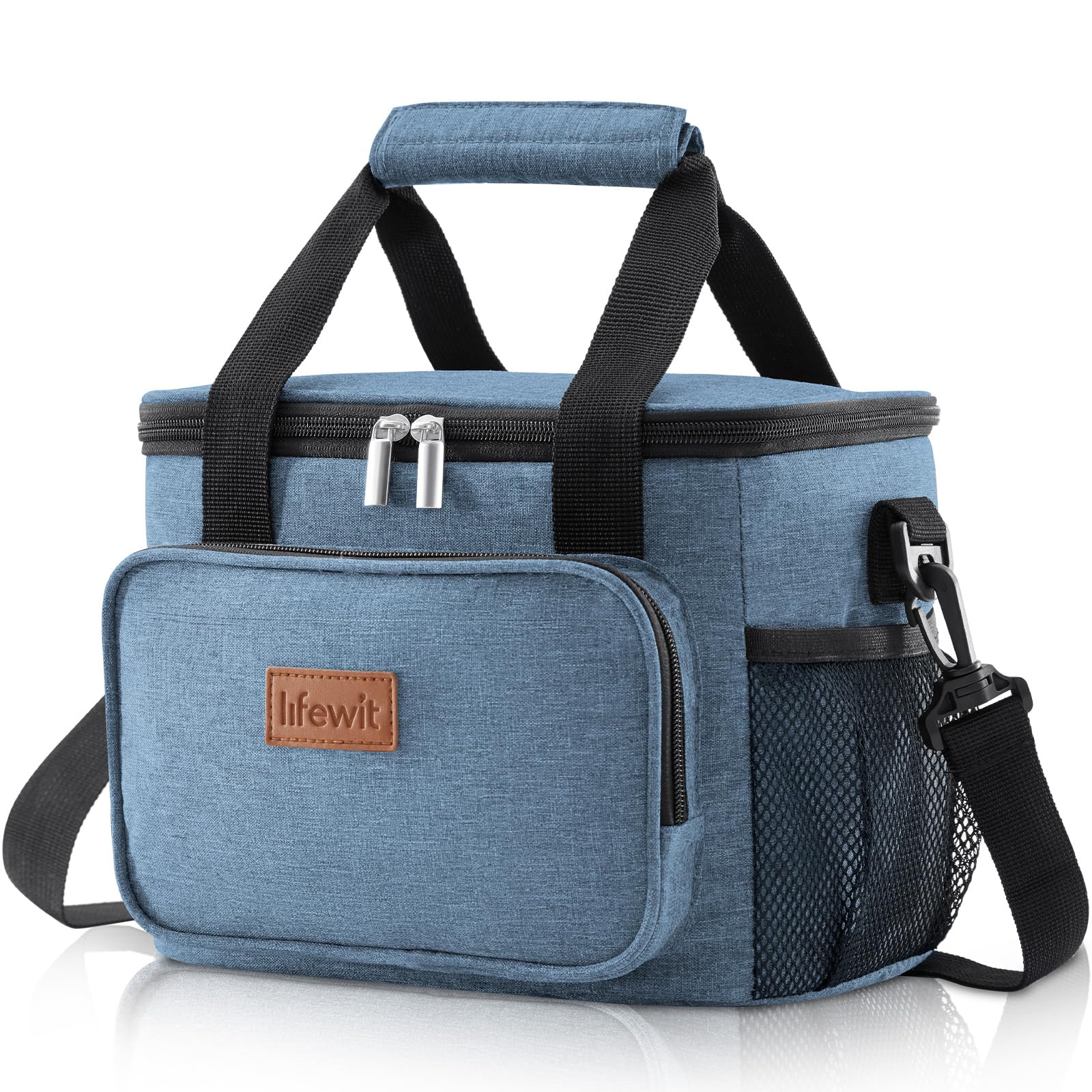 Lifewit insulated lunch bag with 9L capacity for 12 cans, ideal for commuting meals