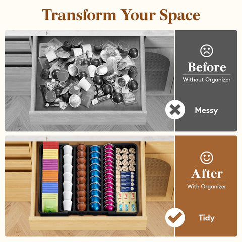 Lifewit compatible with K-Cup, OriginalLine, and VertuoLine capsules for versatility.