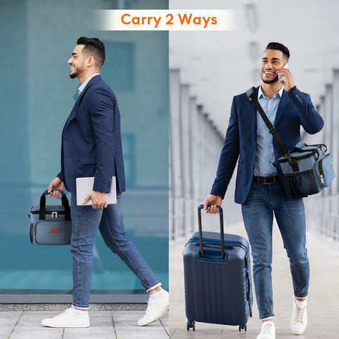 Lifewit bag features dual-zip lid and sturdy handles for easy carry