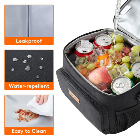 Lifewit front pocket for utensils and napkins