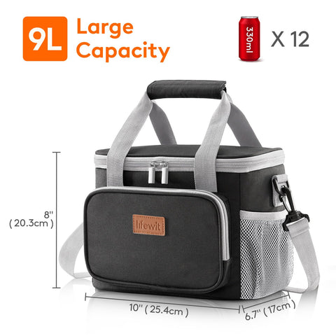 Lifewit lunch bag interior with PEVA lining for safe food contact